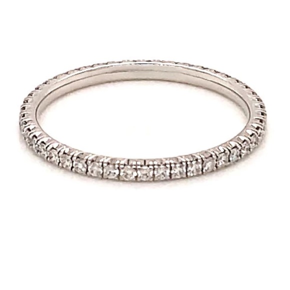 Étincelle de Cartier Eternity Diamond Wedding Band 0.50 ct. 18K W Gold SZ 5.75 - Picture 5 of 11
